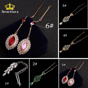 Bridal Hair Chain Pearl Headpiece Women Hair Accessories