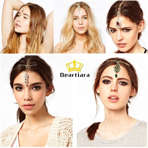 Bridal Hair Chain Pearl Headpiece Women Hair Accessories