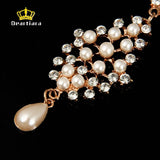 Bridal Hair Chain Pearl Headpiece Women Hair Accessories