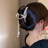Butterfly Lily of the Valley Tassel Hair Accessory