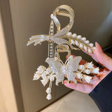 Butterfly Lily of the Valley Tassel Hair Accessory