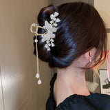 Butterfly Lily of the Valley Tassel Hair Accessory
