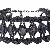 Rhinestone Choker Necklace Statement Necklaces For Women Big Necklace Collar