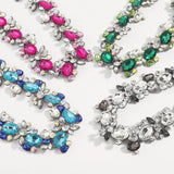 Rhinestone Choker Necklace Chunky Necklace For Women