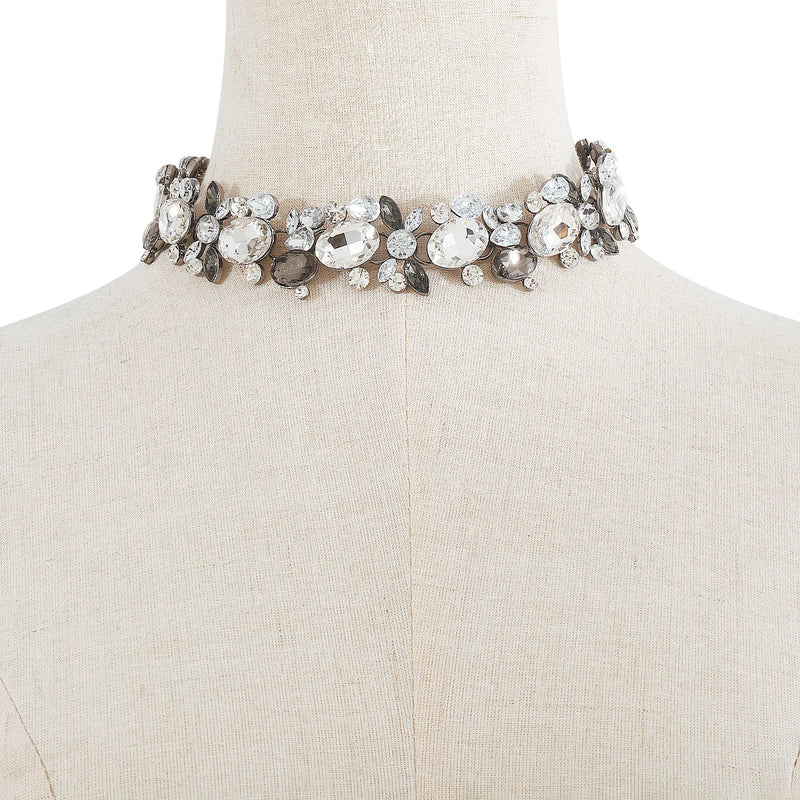 Rhinestone Choker Necklace Chunky Necklace For Women