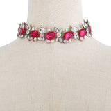 Rhinestone Choker Necklace Chunky Necklace For Women