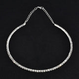 Rhinestone Choker Necklaces Collar Statement Jewelry Girl Pearls Necklace