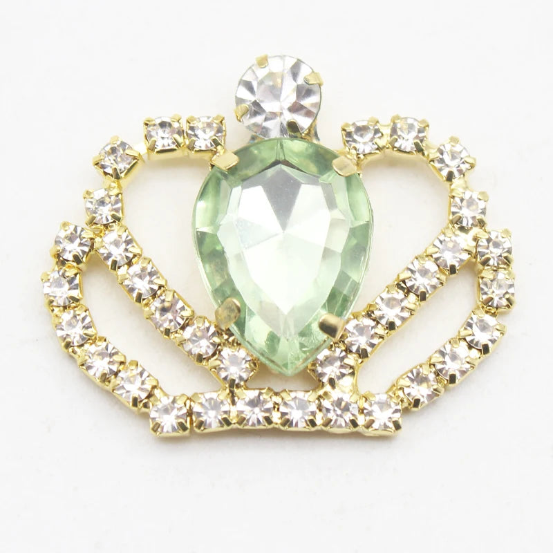 Rhinestone Crown Hair Bow Wedding DIY Craft Supplies