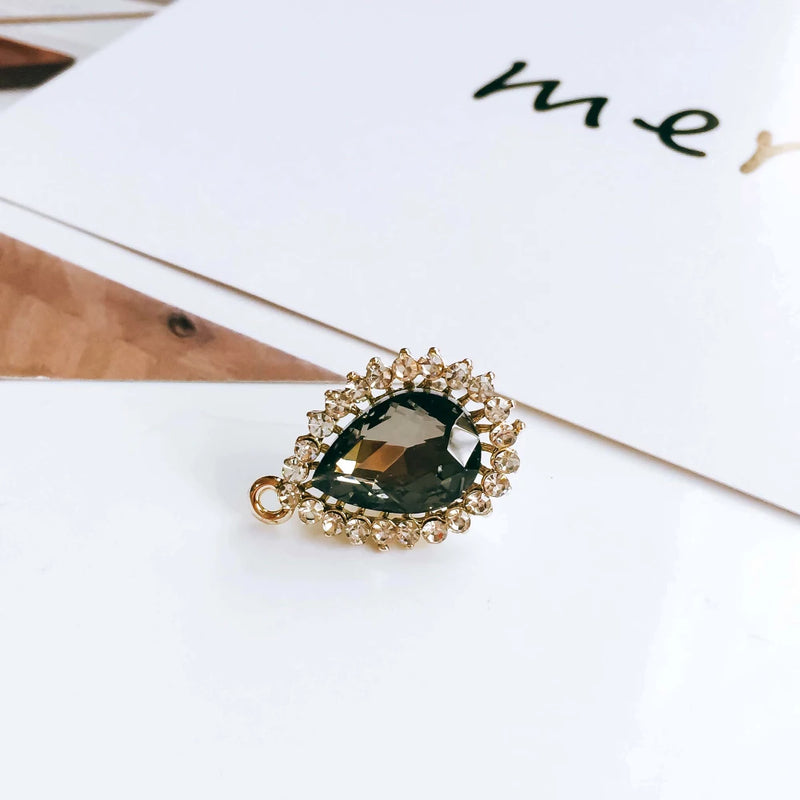 6pcs Rhinestone Crystal Stud Earrings for Women Girl Jewelry Material