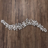 Crystal Pearl Headband Wedding Bride Hairband Head Jewelry