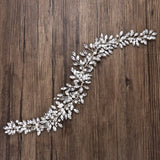 Crystal Pearl Headband Wedding Bride Hairband Head Jewelry