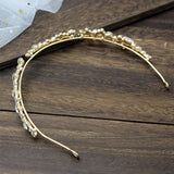 Crystal Rhinestone Headband Crown Bridal Tiara Hairpiece