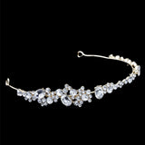 Crystal Rhinestone Headband Crown Bridal Tiara Hairpiece