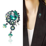 Vintage Rhinestone Large Pin Brooch