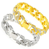 Cuban Bracelet Iced Out Link Chain Hip Hop CZ Rapper Bling Luxur Bracelet