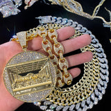 Iced Out Cuban Necklace Game Controller Pendant