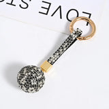 Rhinestone Drilling Ball Car Key Chain Claw Chain Spherical Keychain