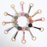 Rhinestone Drilling Ball Car Key Chain Claw Chain Spherical Keychain