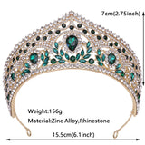 Rhinestone Flower Crown Bridal Tiaras Wedding Hair Accessories