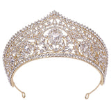 Rhinestone Flower Crown Bridal Tiaras Wedding Hair Accessories