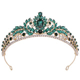 Rhinestone Flower Crown Wedding Tiara Crystal Bridal Hair Jewelry