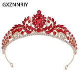 Rhinestone Flower Crown Wedding Tiara Crystal Bridal Hair Jewelry