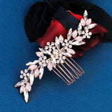 Rhinestone Flower Hair Combs Clips Wedding Bridal Accessories