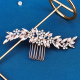 Rhinestone Flower Hair Combs Clips Wedding Bridal Accessories
