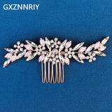 Rhinestone Flower Hair Combs Clips Wedding Bridal Accessories