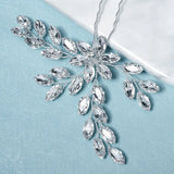 Rhinestone Flower Hair Pins for Women Bridal Wedding Hair Accessories