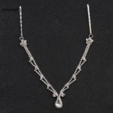 Ethnic Style Rhinestone Forehead Pendant Headwear Women Brow Decorations