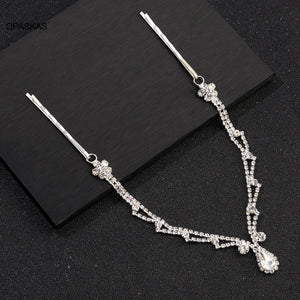 Ethnic Style Rhinestone Forehead Pendant Headwear Women Brow Decorations