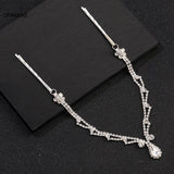 Ethnic Style Rhinestone Forehead Pendant Headwear Women Brow Decorations