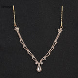 Ethnic Style Rhinestone Forehead Pendant Headwear Women Brow Decorations