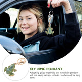 Frog Rhinestone Keychain for Women