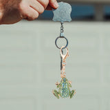Frog Rhinestone Keychain for Women