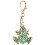 Frog Rhinestone Keychain for Women