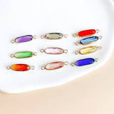 Rhinestone Glass Plated Strip Eardrop Earring Accessories