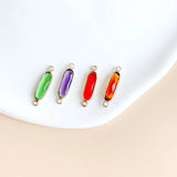 Rhinestone Glass Plated Strip Eardrop Earring Accessories