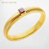 Rhinestone Plated Bracelet for Women Hand Wrist Jewelry