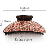 Rhinestone Hair Claw Clips for Women Accessories Claws Hairclip Crab Clamp Clip