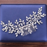 Crystal Rhinestone Hair Comb Bridal Headband Wedding Hair Accessories