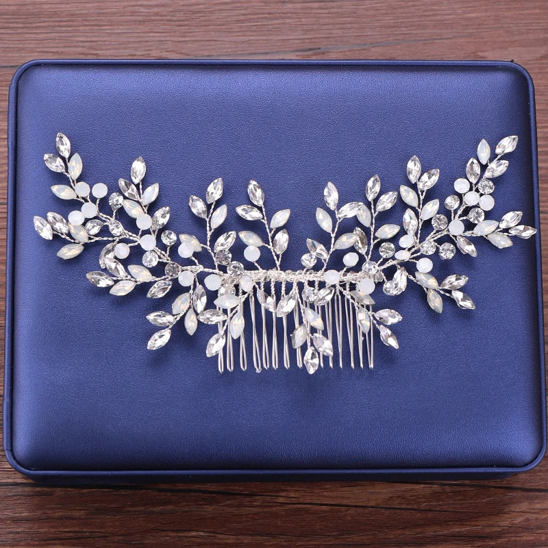 Crystal Rhinestone Hair Comb Bridal Headband Wedding Hair Accessories