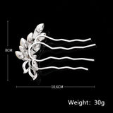 Crystal Flowers Hair Comb for Mother