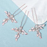 Rhinestone Hair Forks Pins Women Bridal Wedding Hair Accessories