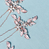 Rhinestone Hair Forks Pins Women Bridal Wedding Hair Accessories