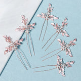 Rhinestone Hair Forks Pins Women Bridal Wedding Hair Accessories