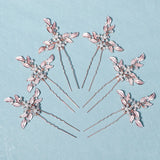 Rhinestone Hair Forks Pins Women Bridal Wedding Hair Accessories