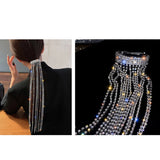 Crystal Tassel Wedding Hair Pins Banquet Hair Clip