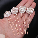 Rhinestone Hair Pins Wedding Hair Accessories